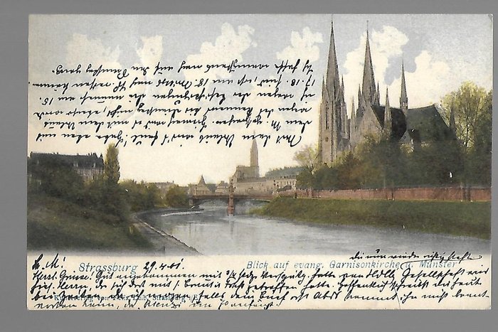 法国 - 斯特拉斯堡明信片埃尔斯。 - 明信片 (102) - 1900-1940