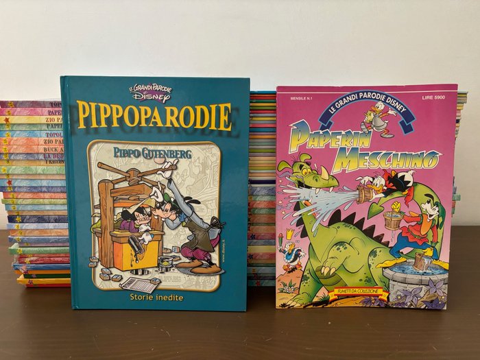 Le grandi Parodie Disney - serie completa - 78 Comic - Primeira edição - 1992