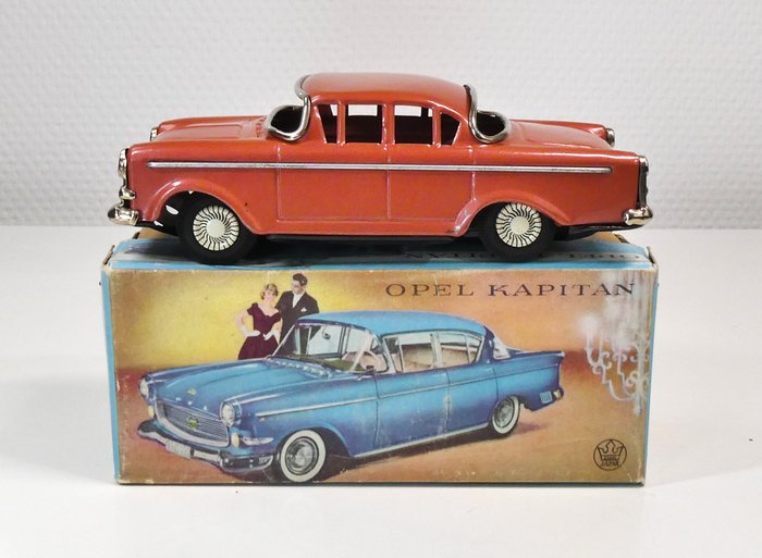 Asahi Toys / ATC #  - Tinalelu 1959  Opel Kapitän Sedan, friction - 1950-1960 - Japani