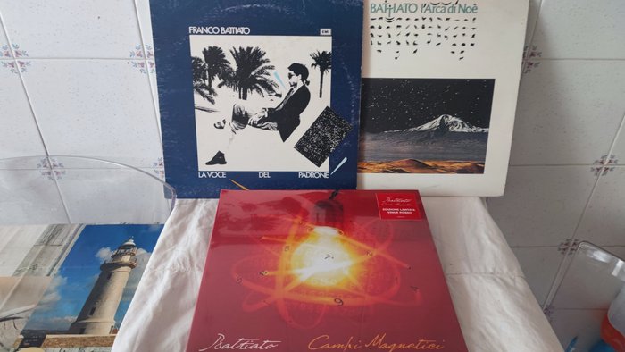 Franco Battiato - 3 Albums - New Wave / Abstract, Neo-Classical, Contemporary, Experimental - Disque vinyle - 1981