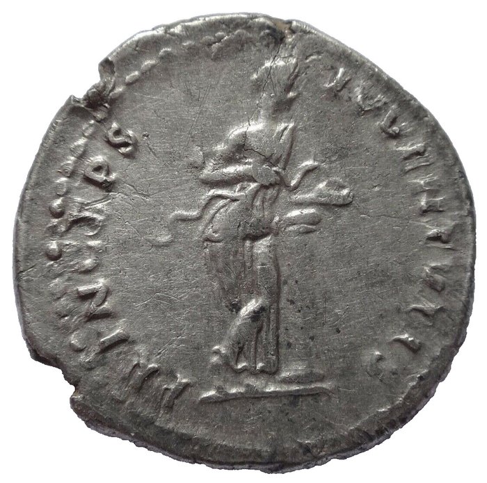 Romarriket. Domitian, as Caesar, 69-81.. Denarius