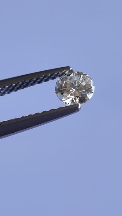 1 pcs Diamant - 0.31 ct - Brillant, Rond - J - VS1