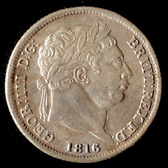 Marea Britanie. George al III-lea (1760-1820). Schilling - 1816 - (R139)  (Fără preț de rezervă)