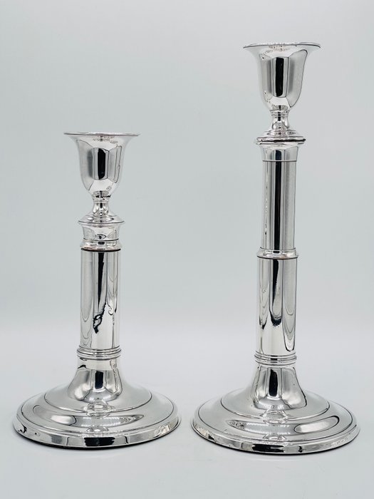 Candlestick telescopic - Silver-plated