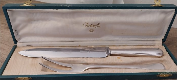 Christofle - Table knife (2) - Silver-plated