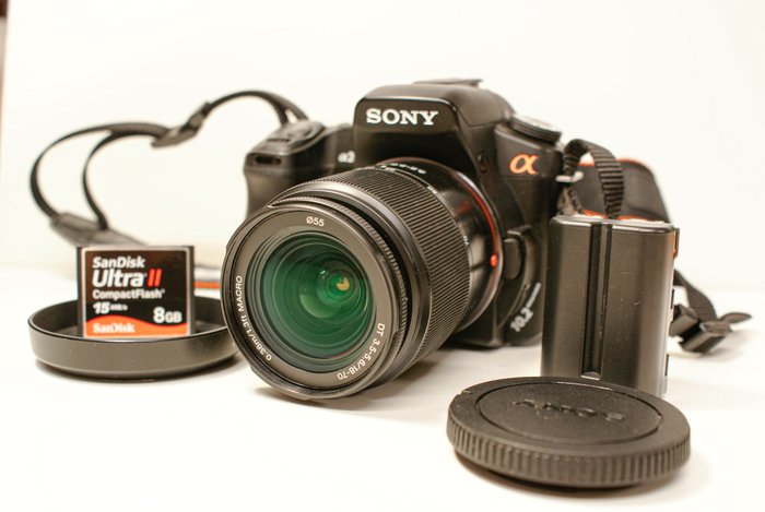 Sony A200 + Sony DT 18-70mm f 3.5-5.6 A-mount Digitale Spiegelreflexkamera (DSLR)