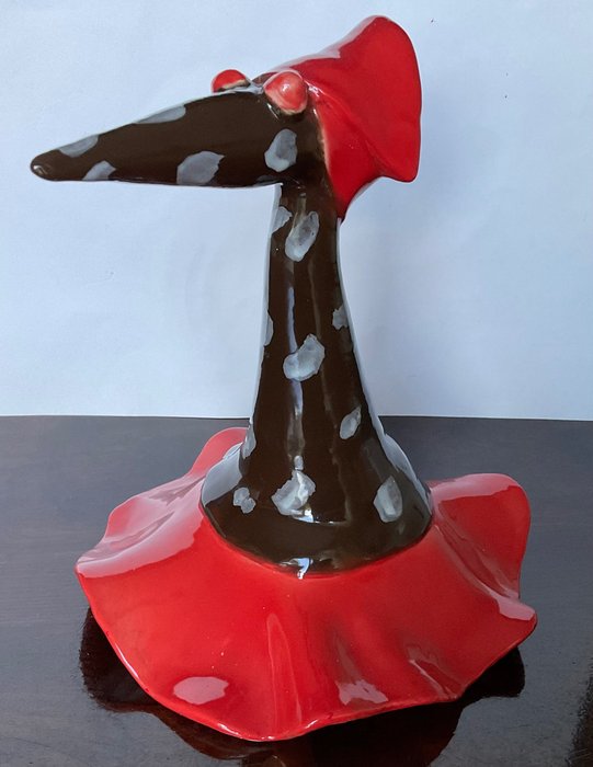 Skulptur, Rock en roll vogel - 23 cm - Keramik - 1982