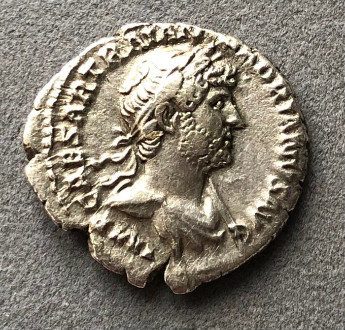 羅馬帝國. 哈德良 (AD 117-138). Denarius Roma - Providentia  (沒有保留價)