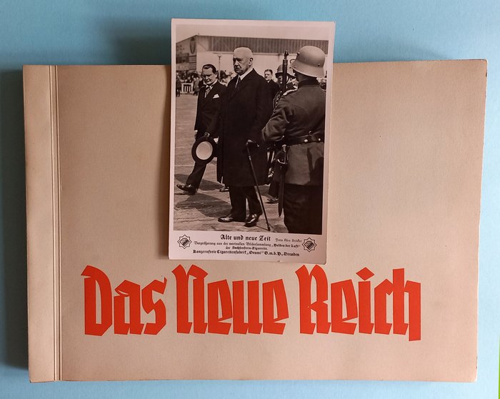 Deutschland - Sammelbilderalbum "Das neue Reich"  - Eine Bilderfolge unserer Zeit - komplett mit allen 156 Fotos - Postkarte - 1933-1934