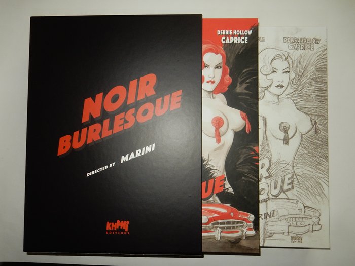 Marini - Noir Burlesque - Box - Khani luxe uitgave groot - Oplage: 75 ex. - Met ex-libris - 2 Album - Első kiadás - 2023