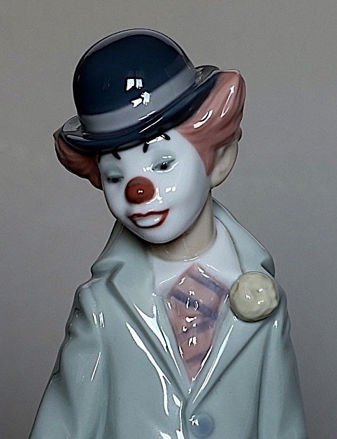 Lladró - Francisco Català - Statue - “Clown con violino" #5472 - Porselen