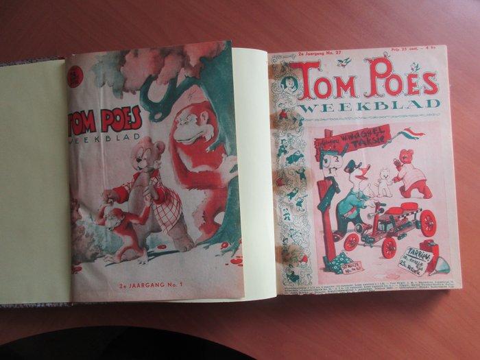 Tom Poes Jaargang 2 - weekblad Tom Poes jaargang 2 compleet - 2 Complete series - 第一版 - 1947/1947