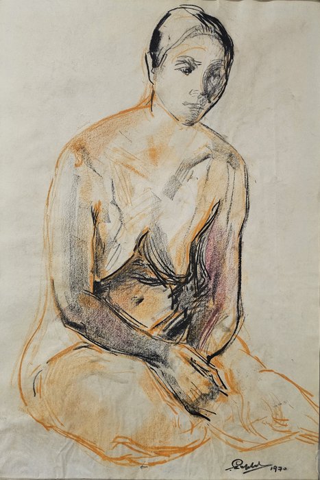 Rubens Capaldo (1908-1987) - Nudo femminile