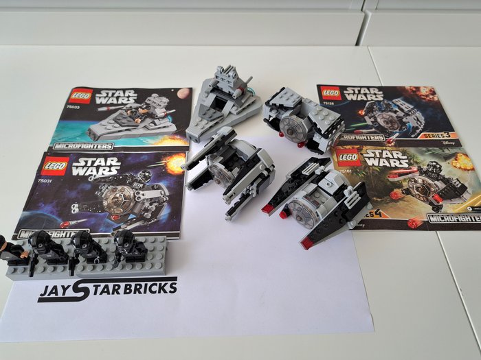 Lego - Star Wars - 4x Star Wars Microfighter - 2000-2010