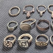 varied cultures Brons, 21 Pieces Ring  (Zonder Minimumprijs)