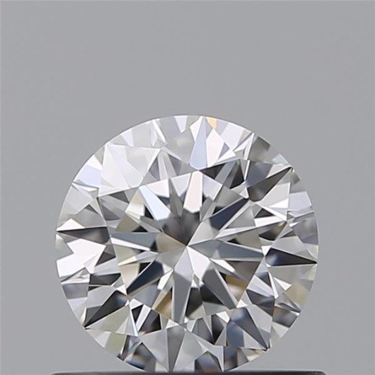 1 pcs Diamant - 0.50 ct - Brilliant, Rund - D (farveløs) - IF (fejlfri)