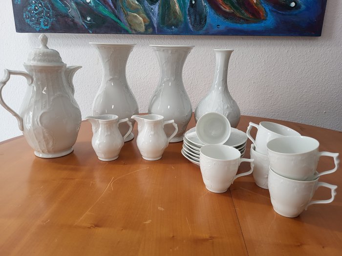Rosenthal - Kaffeservise for 6 (19) - Sanssouci - Porselen