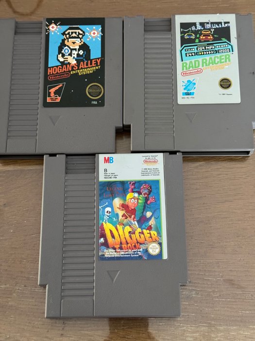 Nintendo - Lot of 3 NES games - Video game (3) - Without original box