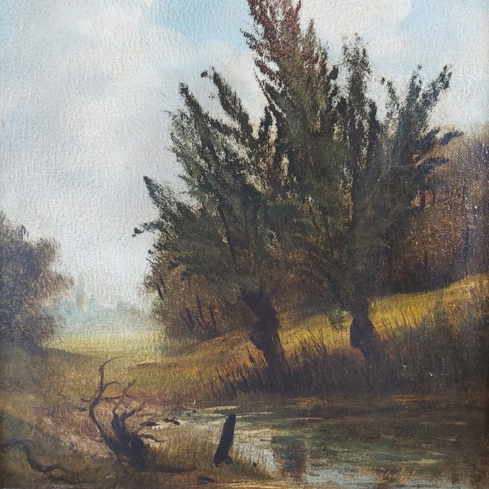 Jan  Martinus Vrolijk (1845-1894) - Rural landscape