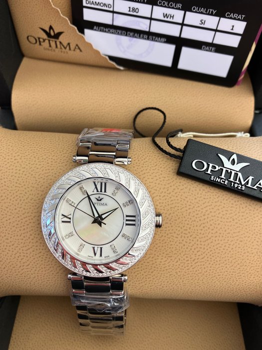 Optima - Swiss Diamond Watch - 没有保留价 - 女士 - 2011至现在