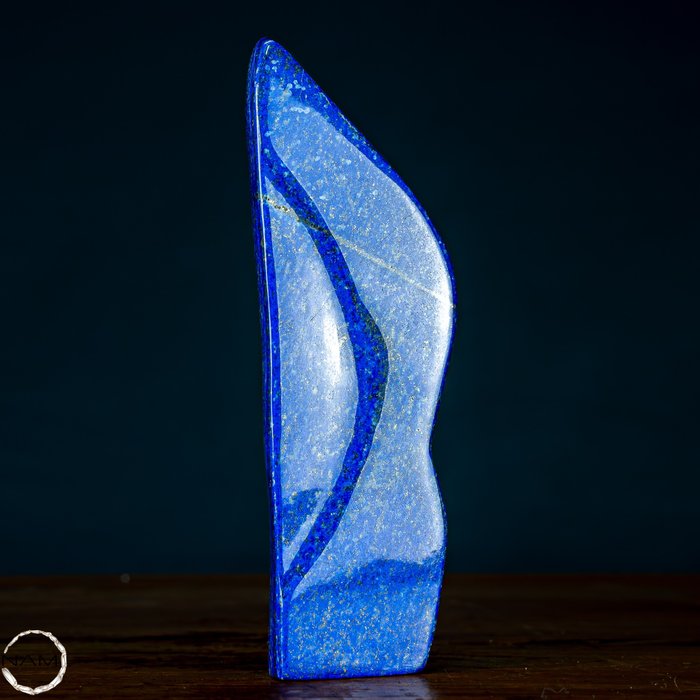 Natural Top Quality Royal Blue Lapis Lazuli Freeform- 437.49 g