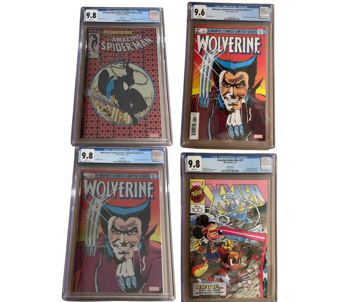 4x Modern Variant Covers (3x Facsimile Covers) - 4 Graded comic - CGC