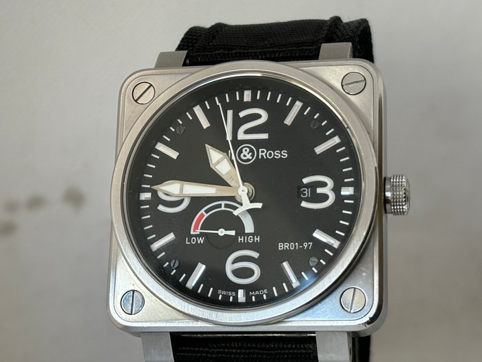 Bell & Ross - POWER RESERVE Automatico XL - BR01-97 - Mænd - 2011-nu