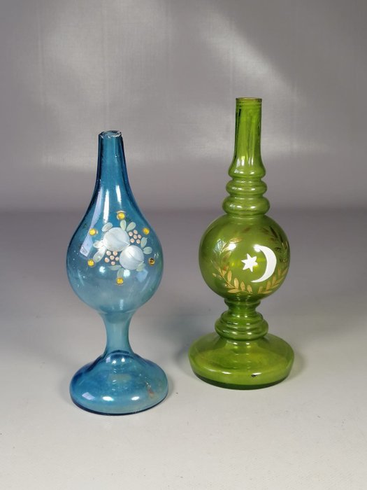 香水瓶 (2) - 19世纪奥斯曼香水瓶 - 玻璃