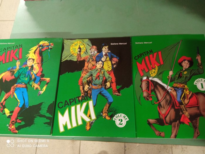 Capitan Miki 3 x completa volumoni - cartonati monografici - 3 Comic collection - Πρώτη έκδοση