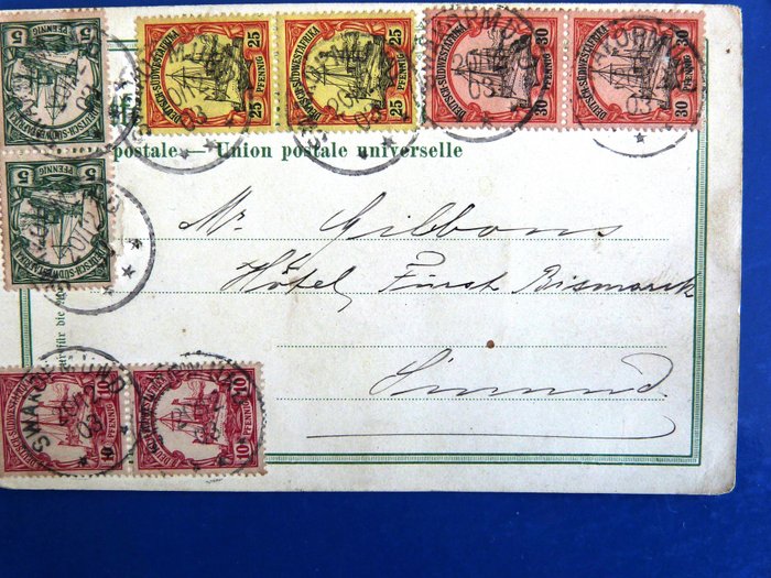 África del Sudoeste Alemana - África - Postal (1) - 1903-1903