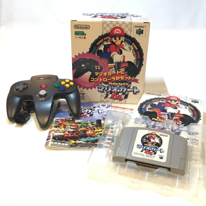 Nintendo - 64 (N64) Mario Kart set - Videospiel - In Originalverpackung