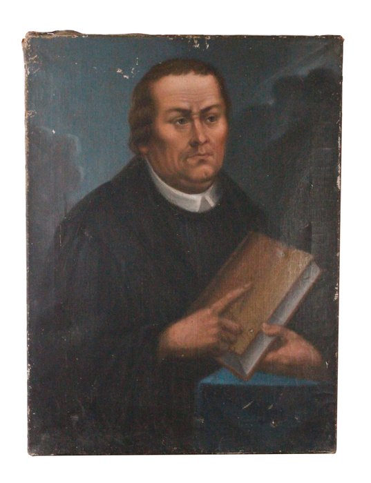 Deutsche Schule (XVIII-XIX) - Porträt Martin Luthers