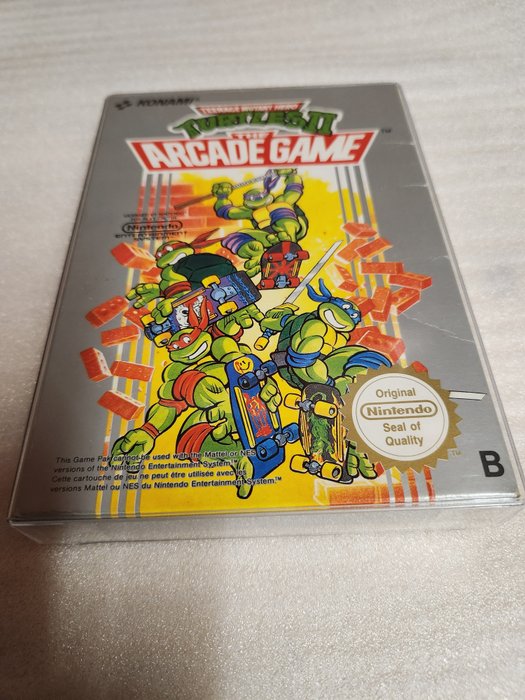 Nintendo - NES - Teenage Mutant Hero Turtles II: The Arcade Game - 电子游戏 - 带原装盒