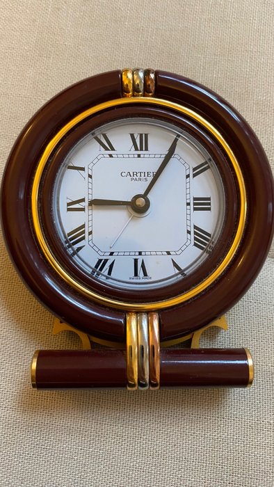 旅行鐘 - Cartier -   黃銅 - 1990-2000