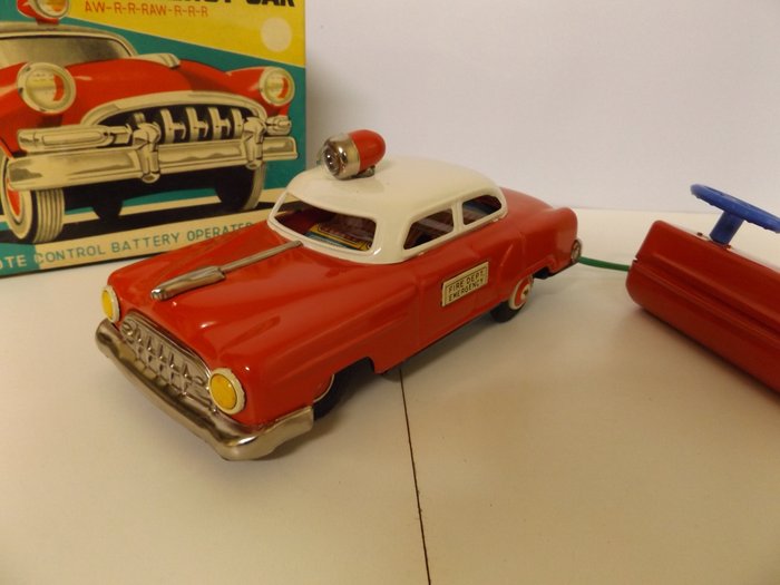 SN  - Veicolo giocattolo - Fire Chief Emergency Car - 1950-1960 - Giappone