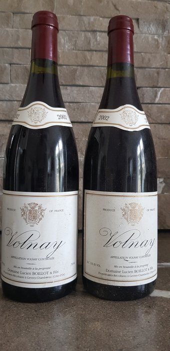 2002 Lucien Boillot - Volnay - 2 Bottiglie (0,75 L)