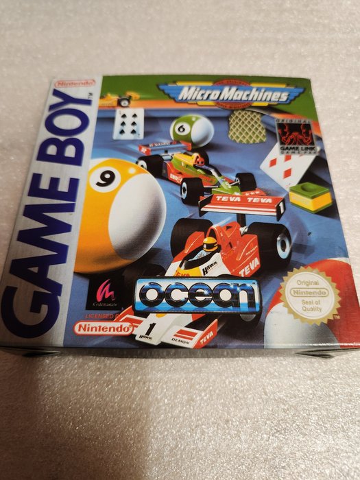 Nintendo - Gameboy Classic - Micro Machines - Videospill - I original eske