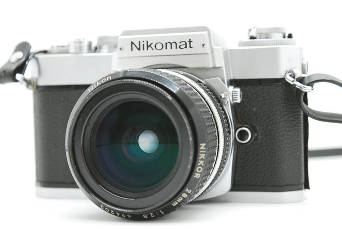 Nikon Nikomat EL ＋ Nikkor 2,8/28mm - Serviced | Egylencsés reflex fényképezőgép (SLR)