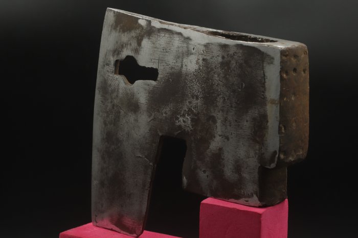 中世纪后期 - 铁装饰 斧头 - 13 cm  (没有保留价)