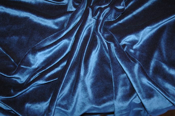 SanLeucio1789 - Velvet indico blue  - Tessuto  - 400 cm - 140 cm