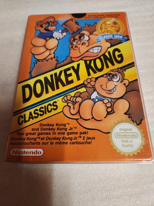 Nintendo - NES - Donkey Kong Classics - 电子游戏 - 带原装盒