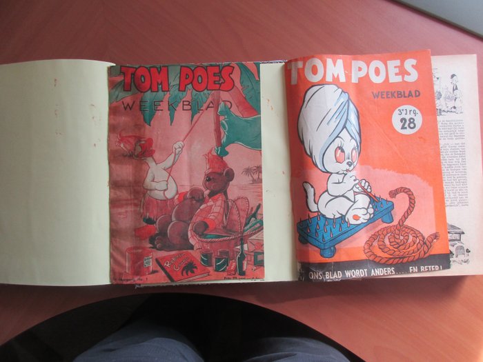 Tom Poes weekblad jaargang 3 compleet - Weekblad Tom Poes jaargang 3 - 2 Album - 第一版 - 1948/1948