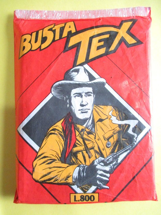 Tex - Busta Sorpresa Rossa L. 800 Sigillata Anni Ottanta - 1 Comic - 1980