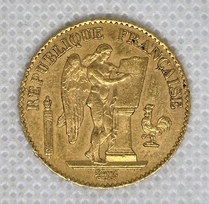 法國. 20 Francs 1876 A