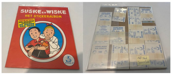 SL Italy - Suske en Wiske (1995) - 1 Empty album + complete loose sticker set