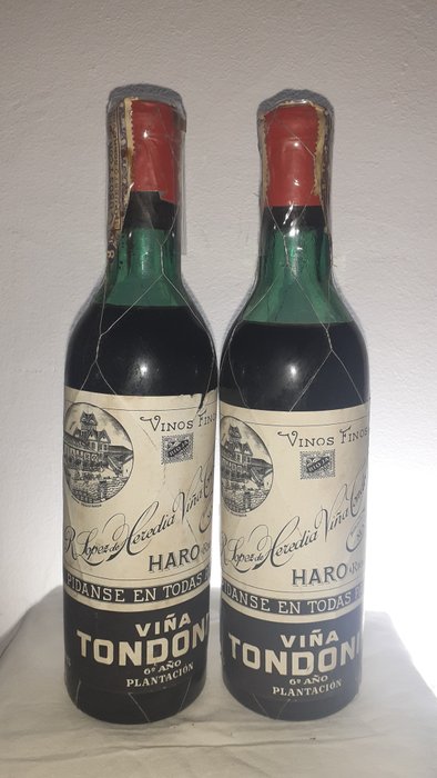 1956 R. Lopez de Heredia, Viña Tondonia Plantación 1913-1914 - Rioja - 2 Halbe Flasche (0,375 L)