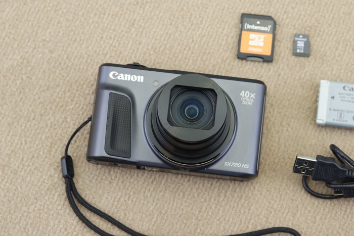 Canon SX720 HS, 40x Zoom, 20.3MP, Wi-Fi Cámara digital