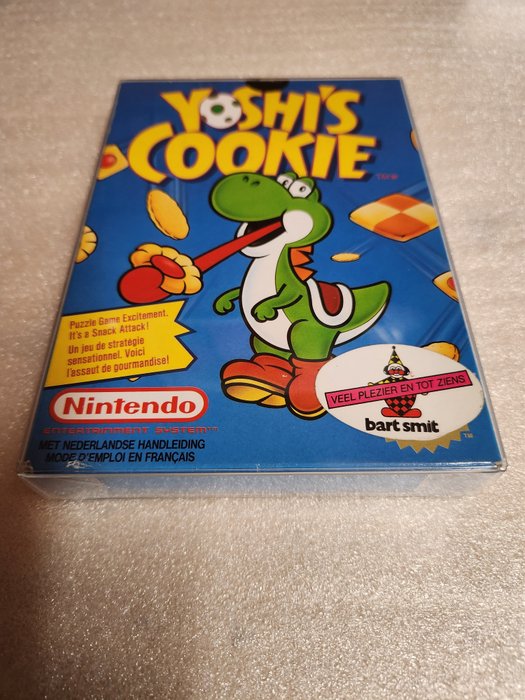 Nintendo - NES - Yoshi's Cookie - Videopeli - Alkuperäispakkauksessa