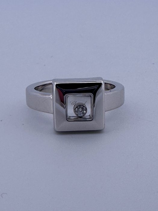 Chopard - Ring - Happy Diamonds - 18 karat Hvitt gull -  0.05 tw. Diamant  (Naturlig) 