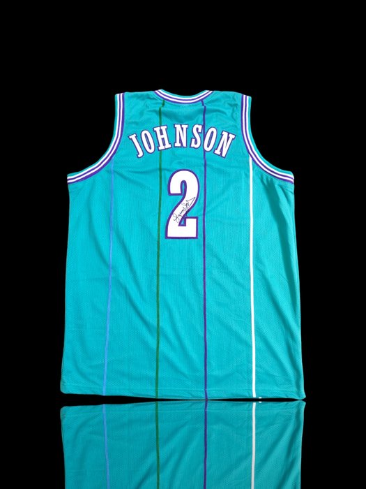 NBA - Lawrence "Larry" Johnson - Niestandardowa koszulka do koszykówki 